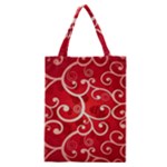 Patterns, Corazones, Texture, Red, Classic Tote Bag