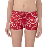 Patterns, Corazones, Texture, Red, Boyleg Bikini Bottoms