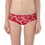 Patterns, Corazones, Texture, Red, Classic Bikini Bottoms