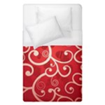 Patterns, Corazones, Texture, Red, Duvet Cover (Single Size)