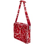 Patterns, Corazones, Texture, Red, Cross Body Office Bag