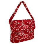 Patterns, Corazones, Texture, Red, Buckle Messenger Bag