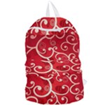 Patterns, Corazones, Texture, Red, Foldable Lightweight Backpack