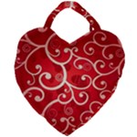 Patterns, Corazones, Texture, Red, Giant Heart Shaped Tote