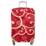 Patterns, Corazones, Texture, Red, Luggage Cover (Medium)