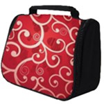 Patterns, Corazones, Texture, Red, Full Print Travel Pouch (Big)