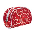 Patterns, Corazones, Texture, Red, Make Up Case (Small)