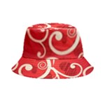 Patterns, Corazones, Texture, Red, Bucket Hat