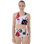 Cat Little Ball Animal Racer Back Bikini Set