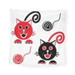 Cat Little Ball Animal Square Tapestry (Small)