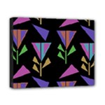 Abstract Pattern Flora Flower Canvas 10  x 8  (Stretched)
