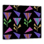 Abstract Pattern Flora Flower Canvas 24  x 20  (Stretched)