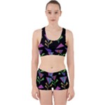 Abstract Pattern Flora Flower Work It Out Gym Set