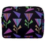 Abstract Pattern Flora Flower Make Up Pouch (Large)