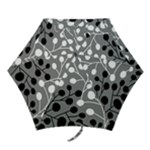 Abstract Nature Black White Mini Folding Umbrellas