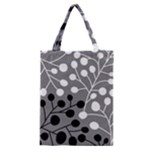 Abstract Nature Black White Classic Tote Bag