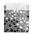 Abstract Nature Black White Duvet Cover Double Side (Full/ Double Size)