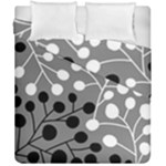 Abstract Nature Black White Duvet Cover Double Side (California King Size)