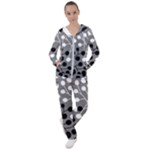 Abstract Nature Black White Women s Tracksuit