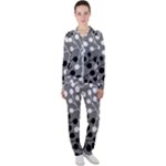 Abstract Nature Black White Casual Jacket and Pants Set