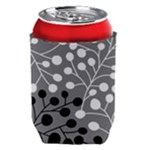 Abstract Nature Black White Can Holder