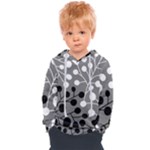 Abstract Nature Black White Kids  Overhead Hoodie