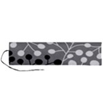 Abstract Nature Black White Roll Up Canvas Pencil Holder (L)