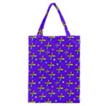 Abstract Background Cross Hashtag Classic Tote Bag