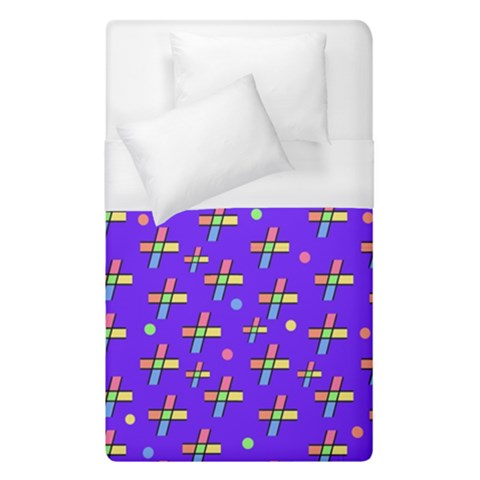 Abstract Background Cross Hashtag Duvet Cover (Single Size) from ZippyPress