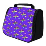 Abstract Background Cross Hashtag Full Print Travel Pouch (Small)