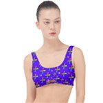 Abstract Background Cross Hashtag The Little Details Bikini Top