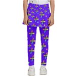 Abstract Background Cross Hashtag Kids  Skirted Pants