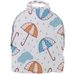 Rain Umbrella Pattern Water Mini Full Print Backpack