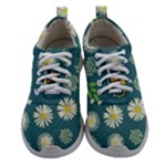 Drawing Flowers Meadow White Women Athletic Shoes