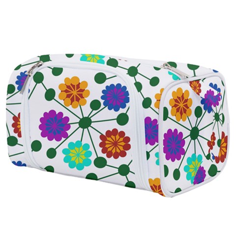 Bloom Plant Flowering Pattern Toiletries Pouch from ZippyPress