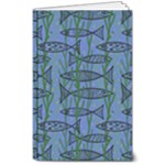 Fish Pike Pond Lake River Animal 8  x 10  Softcover Notebook