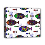 Fish Abstract Colorful Canvas 10  x 8  (Stretched)