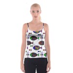 Fish Abstract Colorful Spaghetti Strap Top