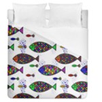 Fish Abstract Colorful Duvet Cover (Queen Size)