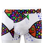 Fish Abstract Colorful Men s Boxer Briefs