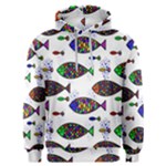 Fish Abstract Colorful Men s Overhead Hoodie