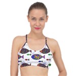 Fish Abstract Colorful Basic Training Sports Bra