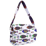 Fish Abstract Colorful Courier Bag