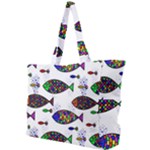 Fish Abstract Colorful Simple Shoulder Bag