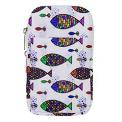 Fish Abstract Colorful Waist Pouch (Large) from ZippyPress