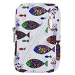 Fish Abstract Colorful Belt Pouch Bag (Large)