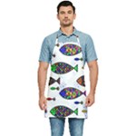 Fish Abstract Colorful Kitchen Apron