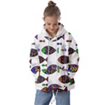 Fish Abstract Colorful Kids  Oversized Hoodie