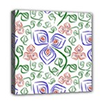Bloom Nature Plant Pattern Mini Canvas 8  x 8  (Stretched)