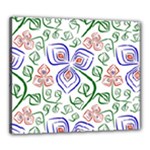 Bloom Nature Plant Pattern Canvas 24  x 20  (Stretched)